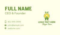Lime Fruit House Business Card Image Preview