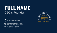 Burger Meal Snack Business Card Image Preview