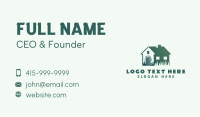 Grass House Gardening Business Card Image Preview