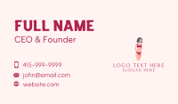 Underwear Lingerie Fashion  Business Card Design