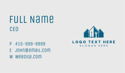 Home Improvement Repair Business Card Image Preview