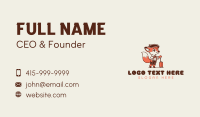 Fox Travel Expedition Business Card Preview