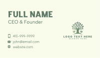 Natural Tree Law Business Card Design
