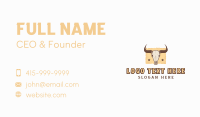 Western Cow Skull Business Card Preview