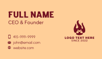 Street Food Grill Business Card Image Preview