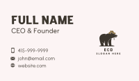 Wild Cowboy Bear Business Card Image Preview