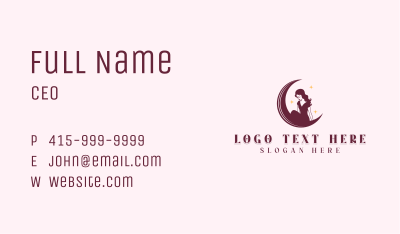 Beauty Feminine Woman Business Card Image Preview