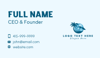 Island Beach House Resort Business Card Design