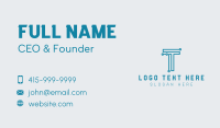 Circuit Programmer Letter T Business Card Image Preview