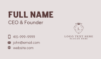 Royal Crown Shield Lettermark Business Card Design