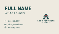 Christmas Santa Tree Business Card Design