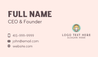 Pretty Blonde Lady Business Card Design