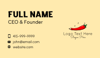 Chili Pepper Pencil  Business Card Image Preview