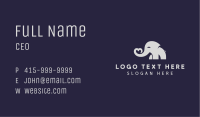 Elephant Zoo Heart Business Card Image Preview