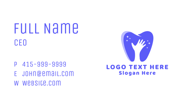 Kids Dental Clinic  Business Card Design Image Preview
