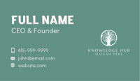 Natural Eco Tree  Business Card Image Preview