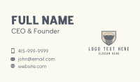 Book Pillar Shield Business Card Design