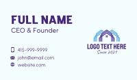 House Contractor Outline  Business Card Image Preview