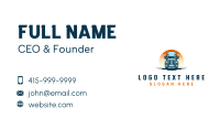 Logistic Truck Shipping Business Card Design