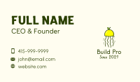 Lemon Citrus Jellyfish Business Card Image Preview