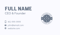 Vintage Hipster Brand Business Card Preview