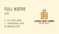 Classic Lamp Cabinet Business Card Image Preview