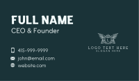 Artisanal Eagle Crest Business Card Image Preview