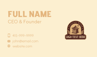 Coffee Grinder Brewery Business Card Design