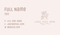 Beautiful Flower Woman Business Card Image Preview