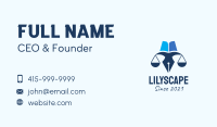 Blue Pen Scale  Business Card Image Preview