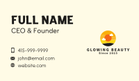 Round Sunrise Travel  Business Card Image Preview