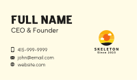 Round Sunrise Travel  Business Card Image Preview