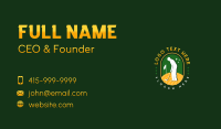 Sports Field Golfer Business Card Image Preview