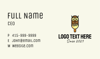 Owl Popsicle  Business Card Image Preview