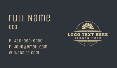 Classic Elegant Hotel Business Card Image Preview