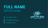 Angry Gaming Shark Mascot Business Card Image Preview