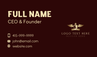 Eagle Shield Lettermark Business Card Image Preview