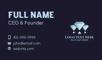 Diamond Hot Air Balloon Business Card Design