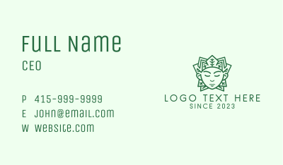 Green Leaf Prince  Business Card Image Preview