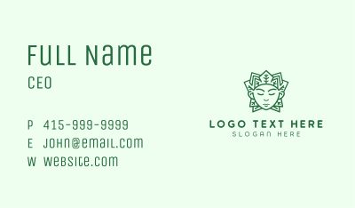 Green Leaf Prince  Business Card Image Preview