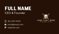 Skull Katana Weapon Business Card Preview