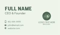 Green Yarn Crochet  Business Card Image Preview