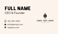 Burger Arrow Rustic Letter Business Card Image Preview