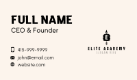 Burger Arrow Rustic Letter Business Card Image Preview