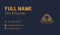 Regal Crown Luxury Business Card Design