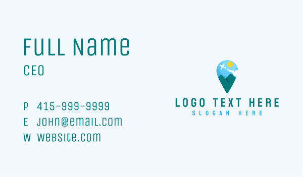  Travel Plane Tourism Business Card Design Image Preview