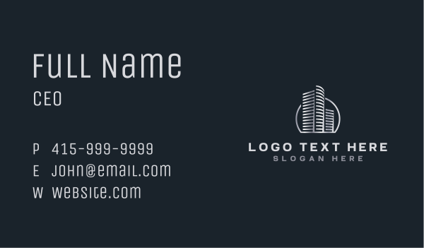 Building Real Estate Office Business Card Design Image Preview