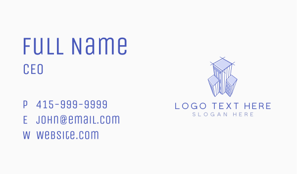 Architecture Building City Business Card Design Image Preview