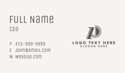 Architect Construction Firm Business Card Image Preview