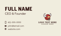 Furious Bull Goggles Business Card Image Preview